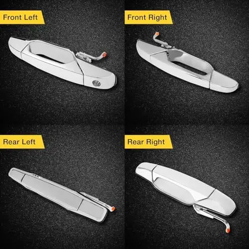 

4Pcs Chrome Door Handles for Chevy/GMC/Cadillac 2007-2014 - Fits Silverado, Tahoe, Yukon, Escalade