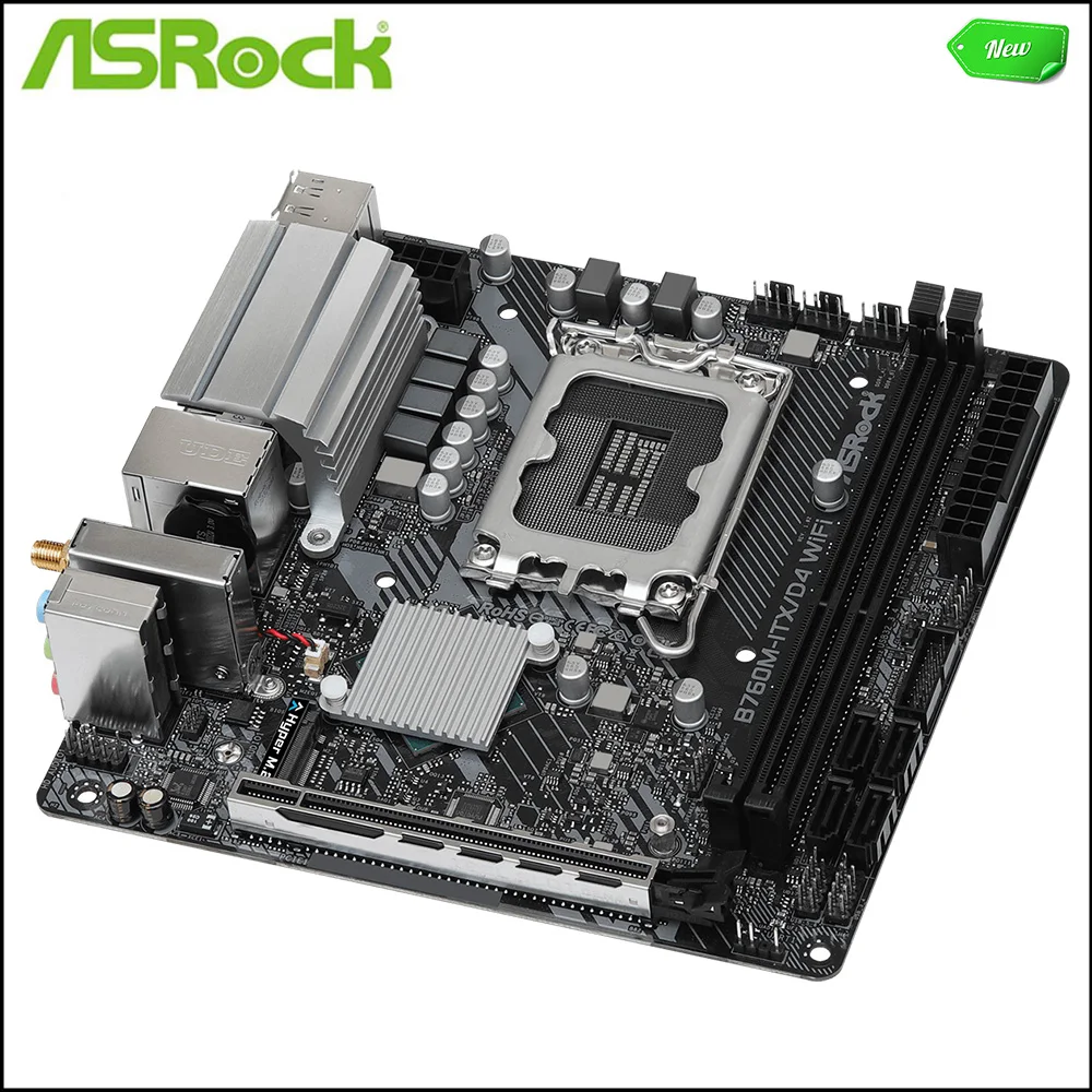 Placa base para ASROCK B760M-ITX/D4, WiFi, B760M-ITX, ITX, MINI mmotherboard, LGA 1700, DDR4, para Intel B760