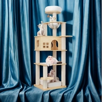 Cat Scratcher Tower Home Furniture Cat Toys Tree Pets Hammock Sisal Post Climbing Frame Toy Cat Scratching Board Climbing Frame