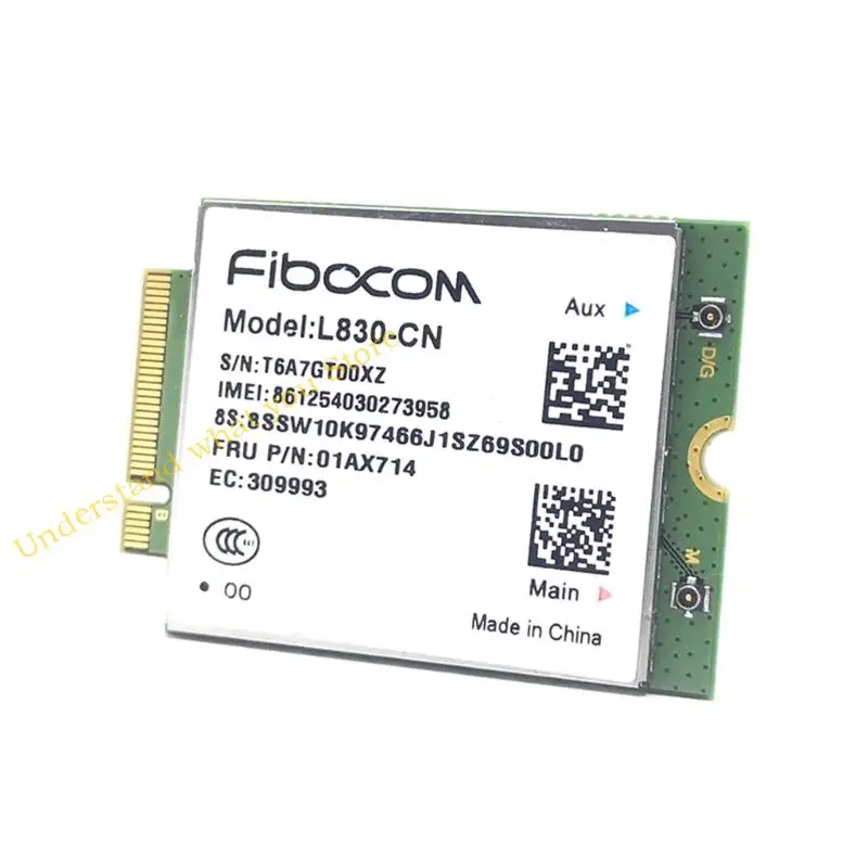 J60A L830-CN MIIX-510-12ISKラップトップ用ワイヤレスネットワークカード4GMODULE