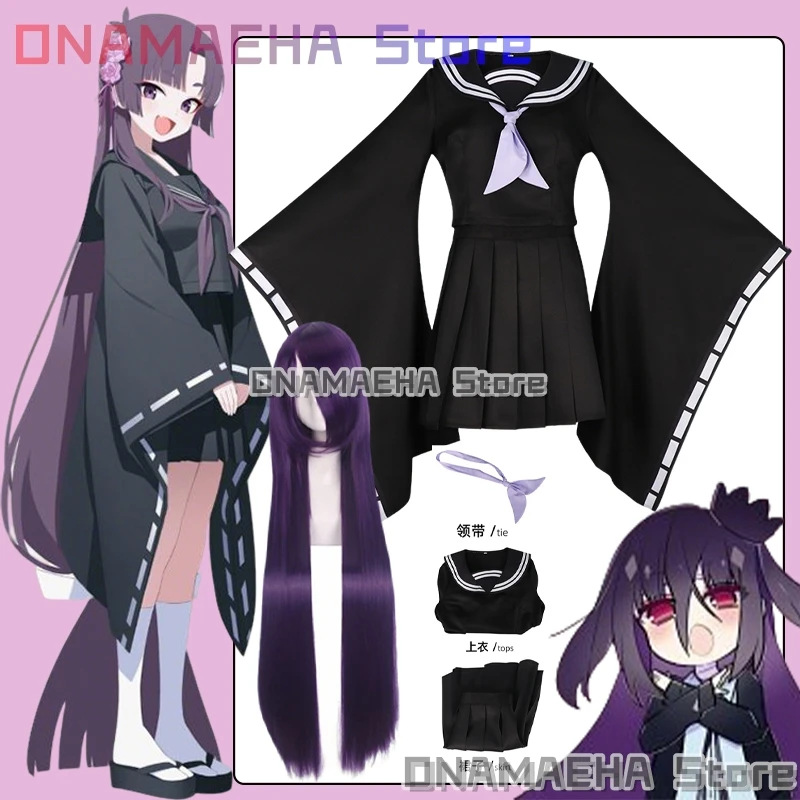 

Game Blue Archive Kanemichi Akane Cosplay Costume Japanese Kimono Short Skirt Anime Halloween Disguise for Adult Women Uniform