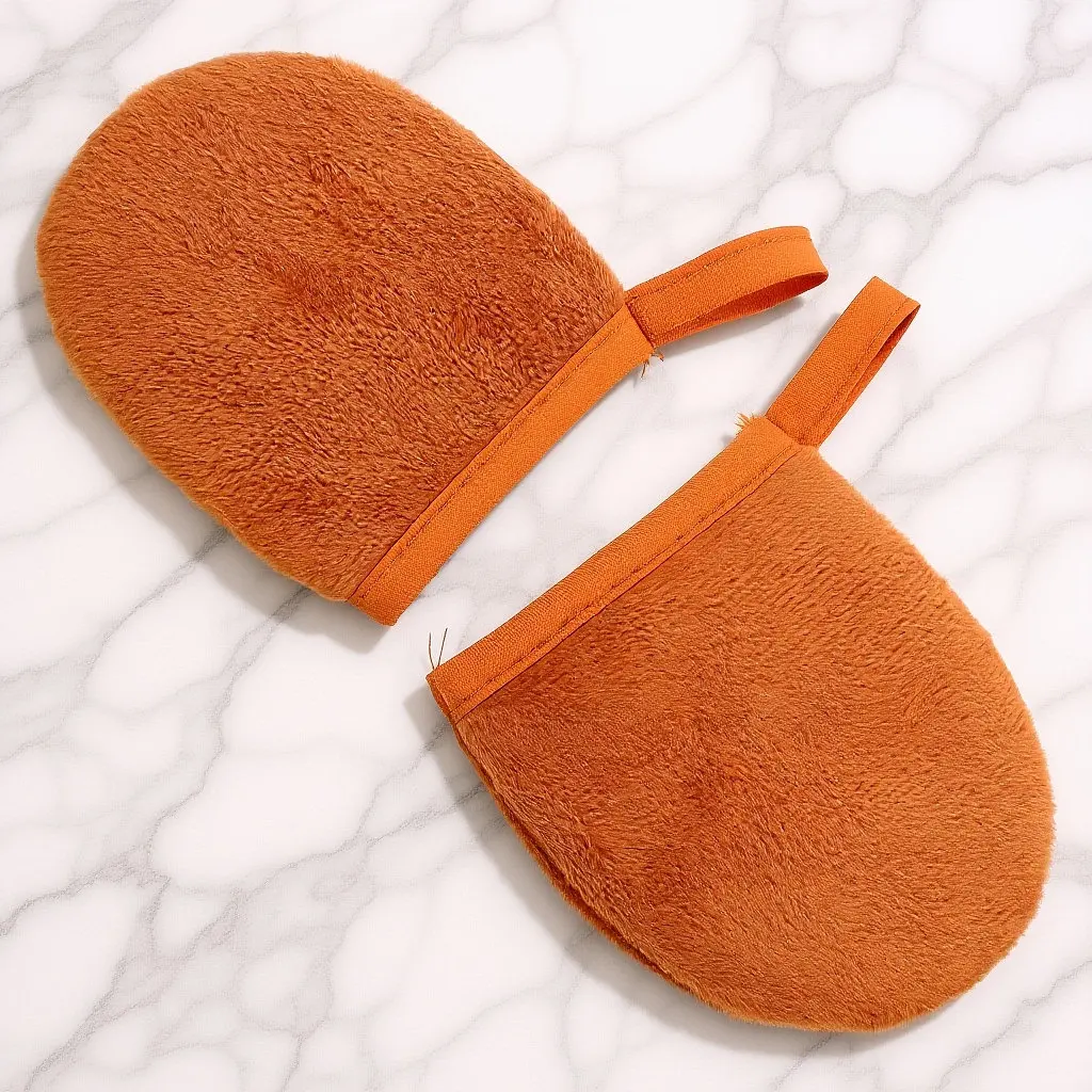 

2Pcs Sun Tanning Oil Apply Mitten Reusable Lotion Application Tool for Mess Free Tanning Routine Lotion Mitten