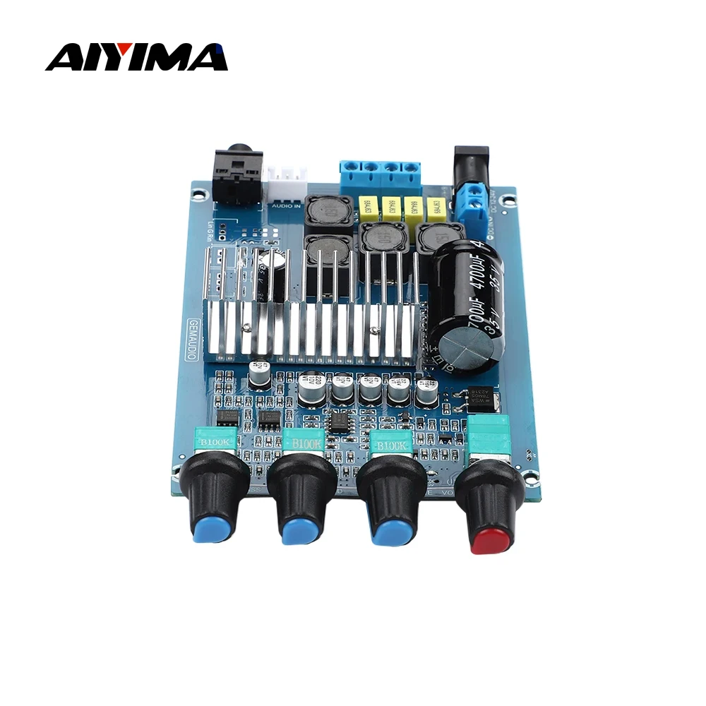 

AIYIMA HIFI Power Amplifier TPA3116 Bluetooth Amplifier Class D Digital Sound Amplificador 2.0 Stereo Home Speaker Amplify 50Wx2