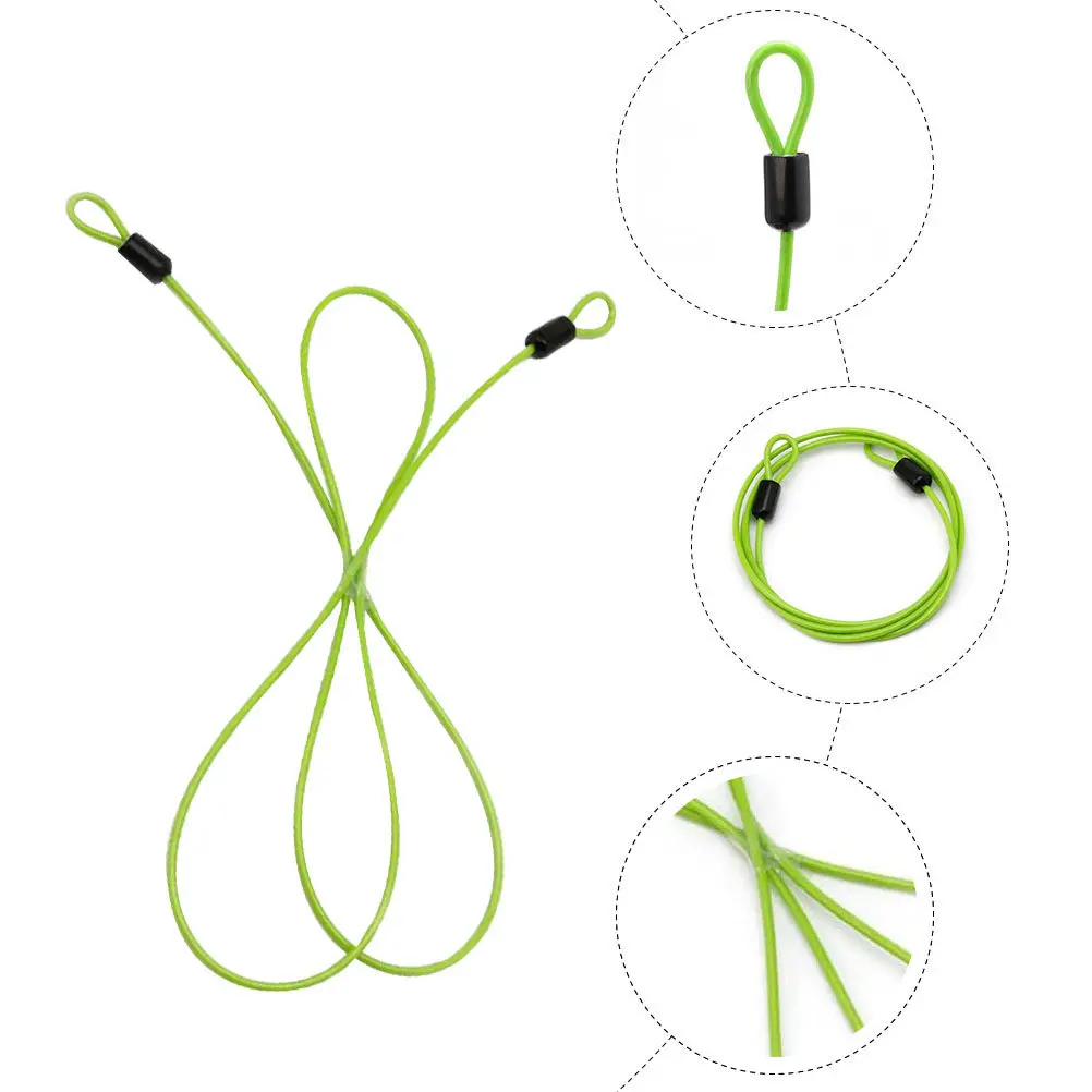 1Pcs Steel Rope Lock Heavy Duty Bike Steel Wire Anti Theft Cable Outdoor Secure Fixing for Bicycle Motorcycle Suitcase Compact