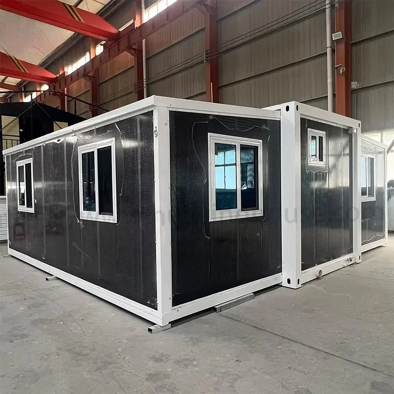 20FT Modular Container House Chinese Prefabricated Steel Residence Expandable 40 FT Extendable Home