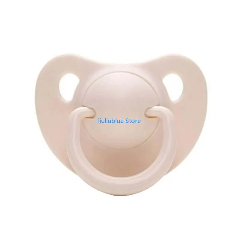

Soft Silicone Adult Pacifier Realistic Nipple Designing Soother Adult Soothing Toy for Stress and Anxiety Management 62CF