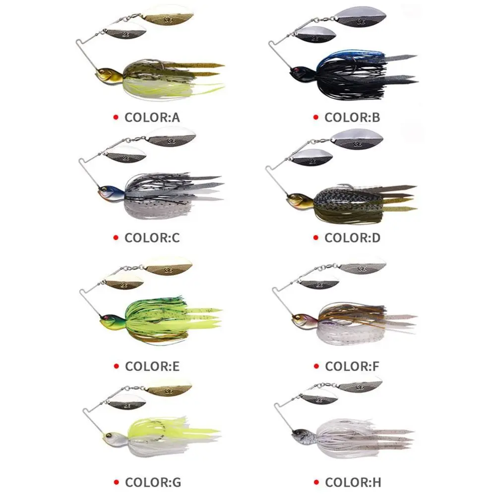 شرابة رفرف Walleye 18G Buzzbait باس بايك walleye اللحية الصيد إغراء سبينر الطعم