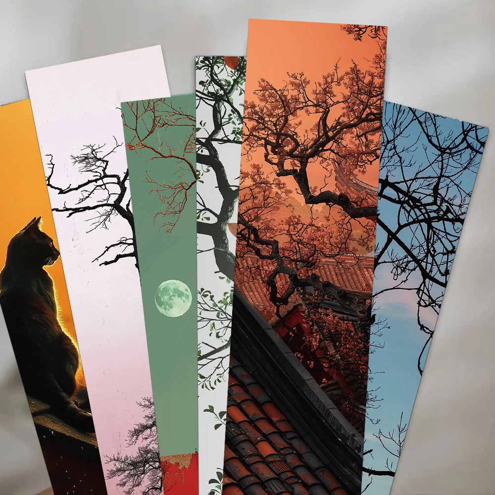 30pcs Withered Wood In Spring Bookmark Creative Artistic Decoration Reading Book Page Marker Card Niche Student Gift DIY