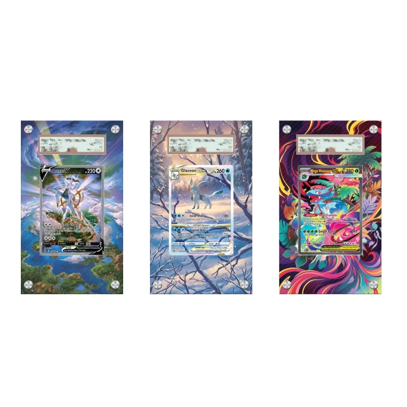 Акриловый держатель для карт Arceus V Exquisite Scenic (без карты внутри), подставка-витрина, защитный футляр, коллекционный сувенир для фанатов аниме