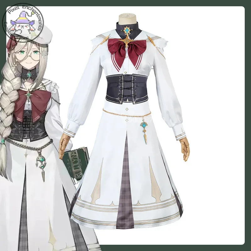 أزياء Aia Amare التأثيرية Vtuber Nijisanji ILUNA بدلة نسائية جميلة زي أنيمي لعب الأدوار ملابس لعب الأدوار في حفلات الهالوين