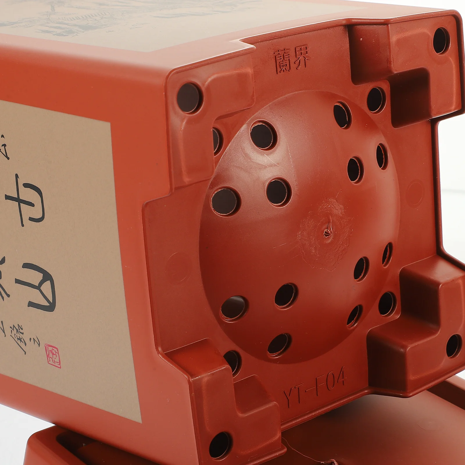 

Plastic Orchid Planter with Saucer Functional Flowerpot for Home Garden Decor Indoor Planting Pot with Efficient Water Drain and