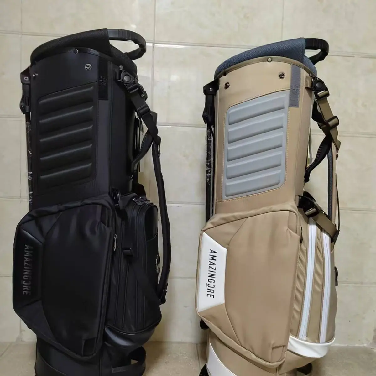 حقيبة حامل جولف الأداء، تصميم خفيف للغاية ومواد متينة، حقيبة حامل بنمط جديد للجنسين #3