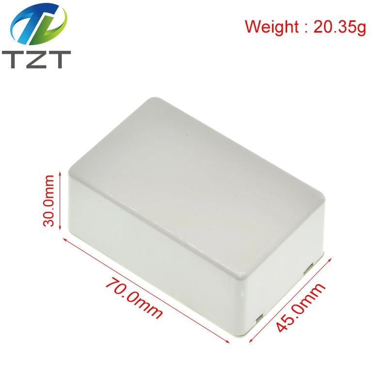 Plastic Waterproof Cover Project Electronic Instrument Case Enclosure Box 70 X 45 X 30mm White