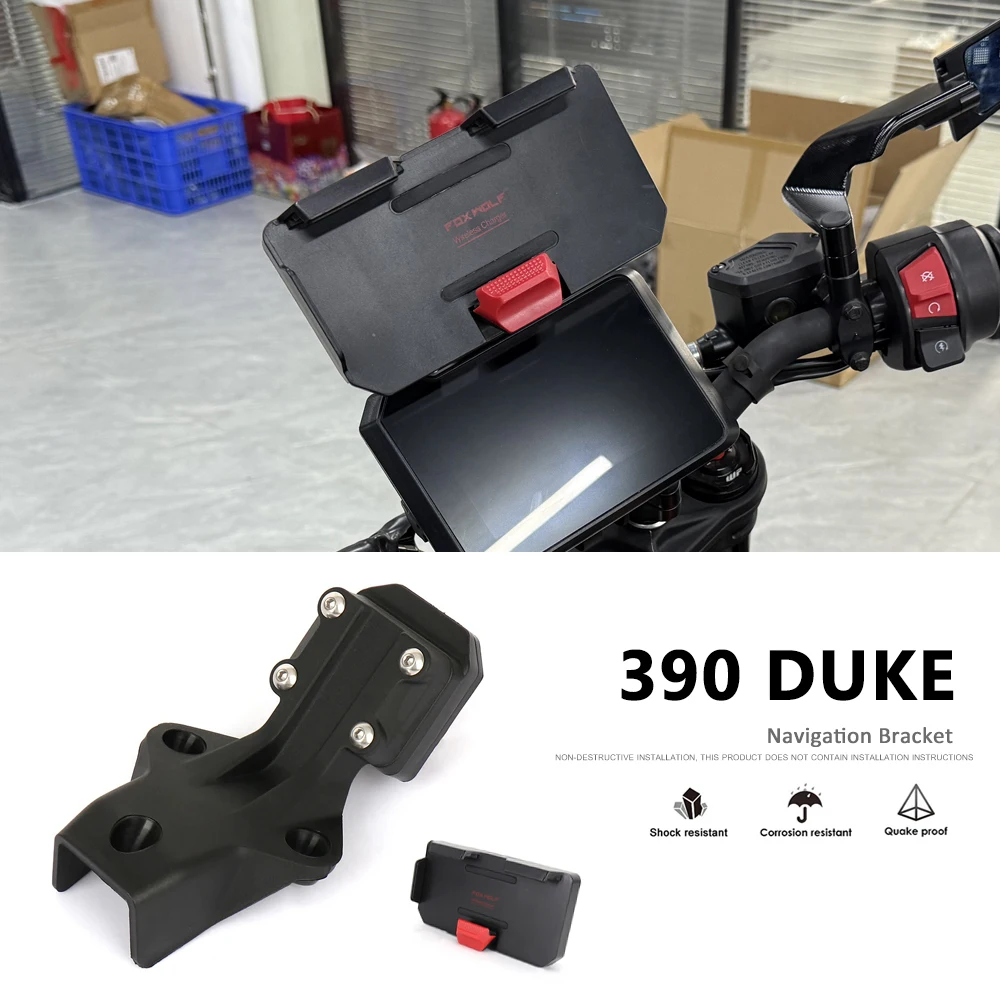 Motorcycle Accessories 2024 For 390 Duek 390 DUKE 390Duke 390DUKE GPS Navigation Holder Mount Phone Bracket Navigation Bracket