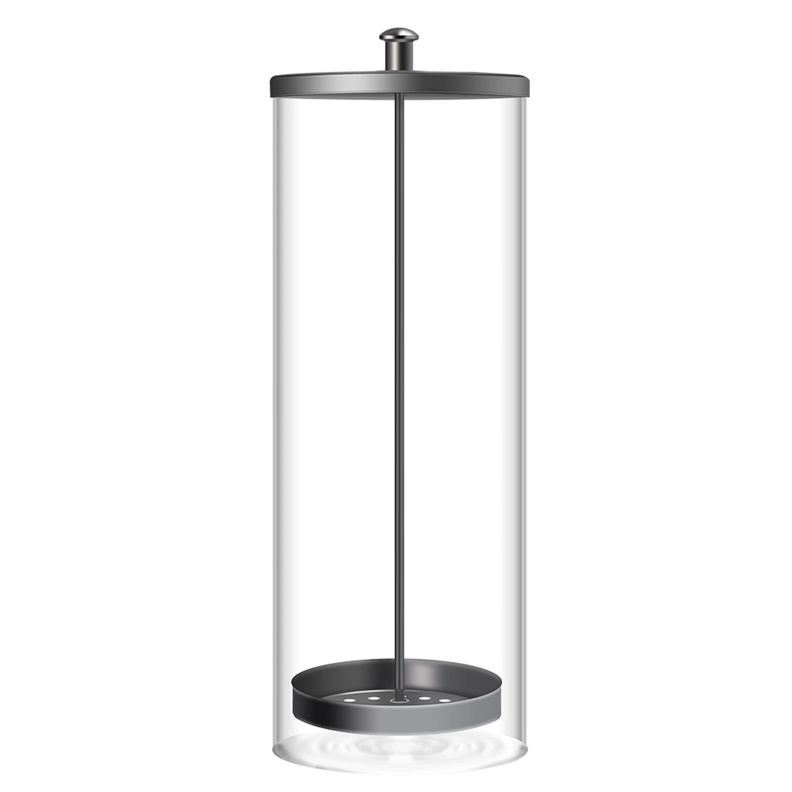 

ZK40 Disinfection Jar Sterilization Container Sanitizer Glass Jar Manicure Tools for Salon 9 Inch