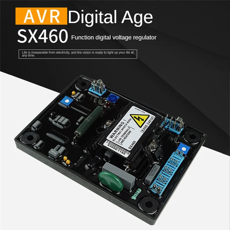 Автоматический регулятор напряжения SX460 AVR, однофазный двухпроводный генератор переменного тока 120 В, аксессуары