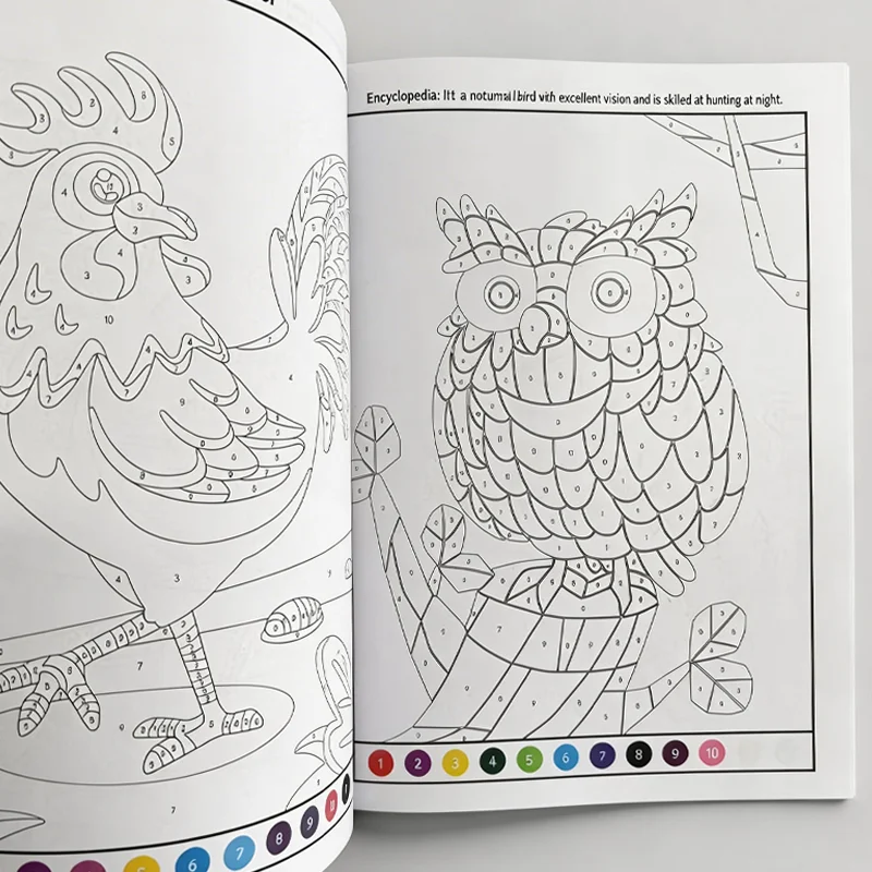 Kinder-Malbuch, 48 Seiten mit Farbenfrohen Illustrationen und Anleitungen, Interaktives Aktivitäts-Malbuch – Detail 6
