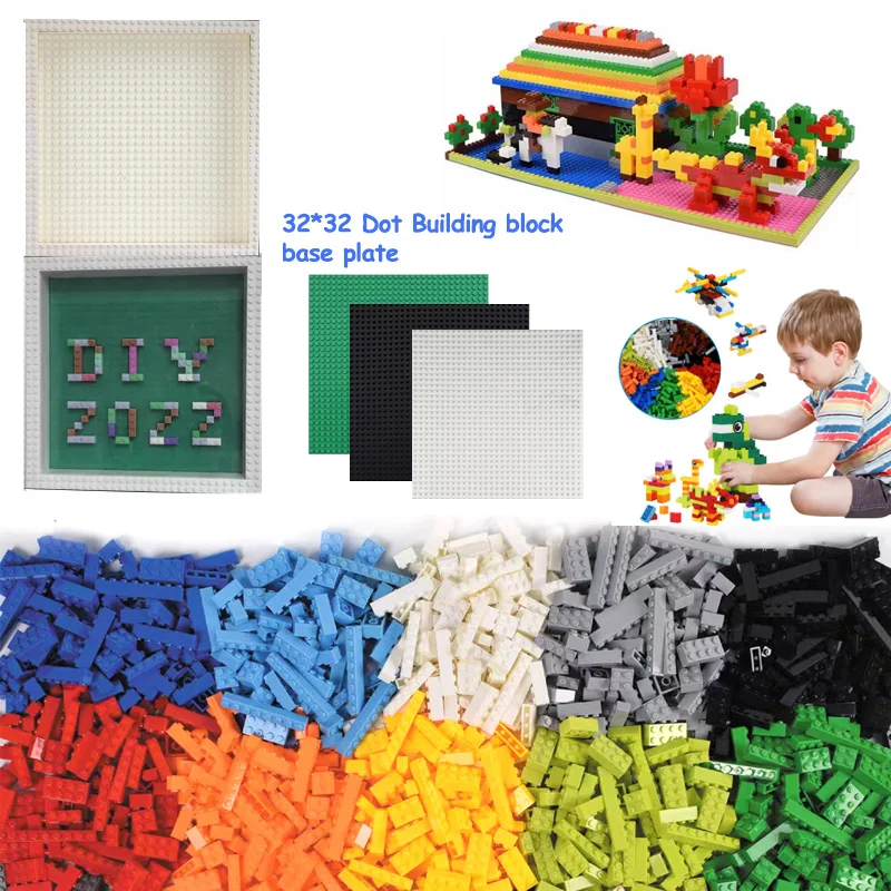 

Классический набор красочных строительных блоков DIY 250 г, совместимый с базовыми пластинами в сборе, развивающие игрушки, детали кирпичей, подарок