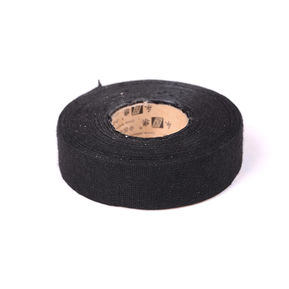 Nastro per cablaggio 19mm x 15M nastro adesivo in tessuto resistente Tape19mm x 15M nastro per cablaggio in tessuto adesivo per auto