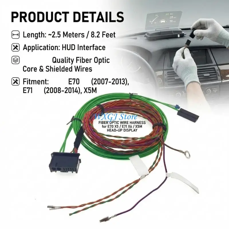 

37JE Automotive Fiber Optically Line For E70 E71 X5M Enhanced Driving Safety And Comfort