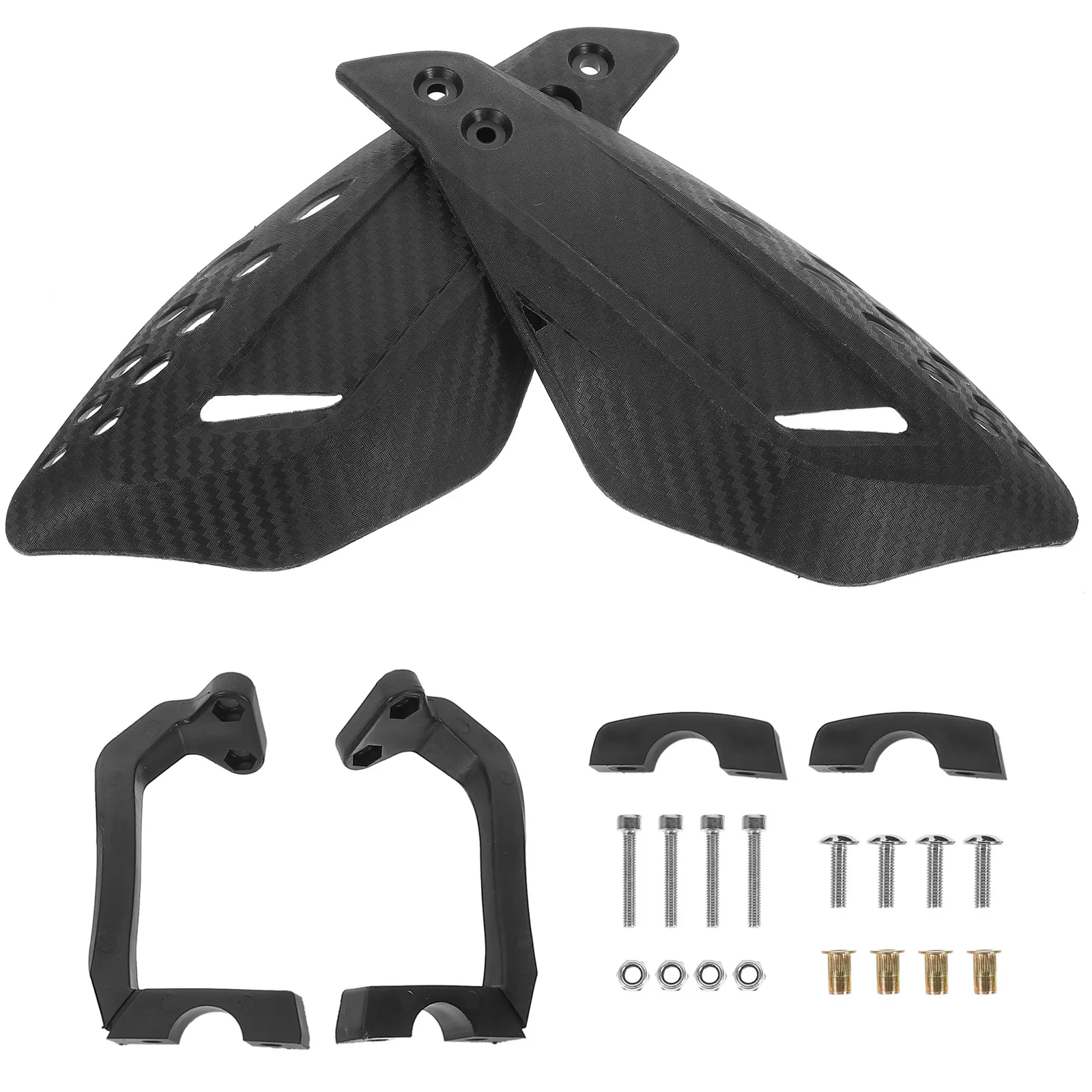 

2pcs Universal Motorbike Hand Guard Cover Windproof Handlebar Protector Removable Wind Guard High-Strength Material Sand Wind