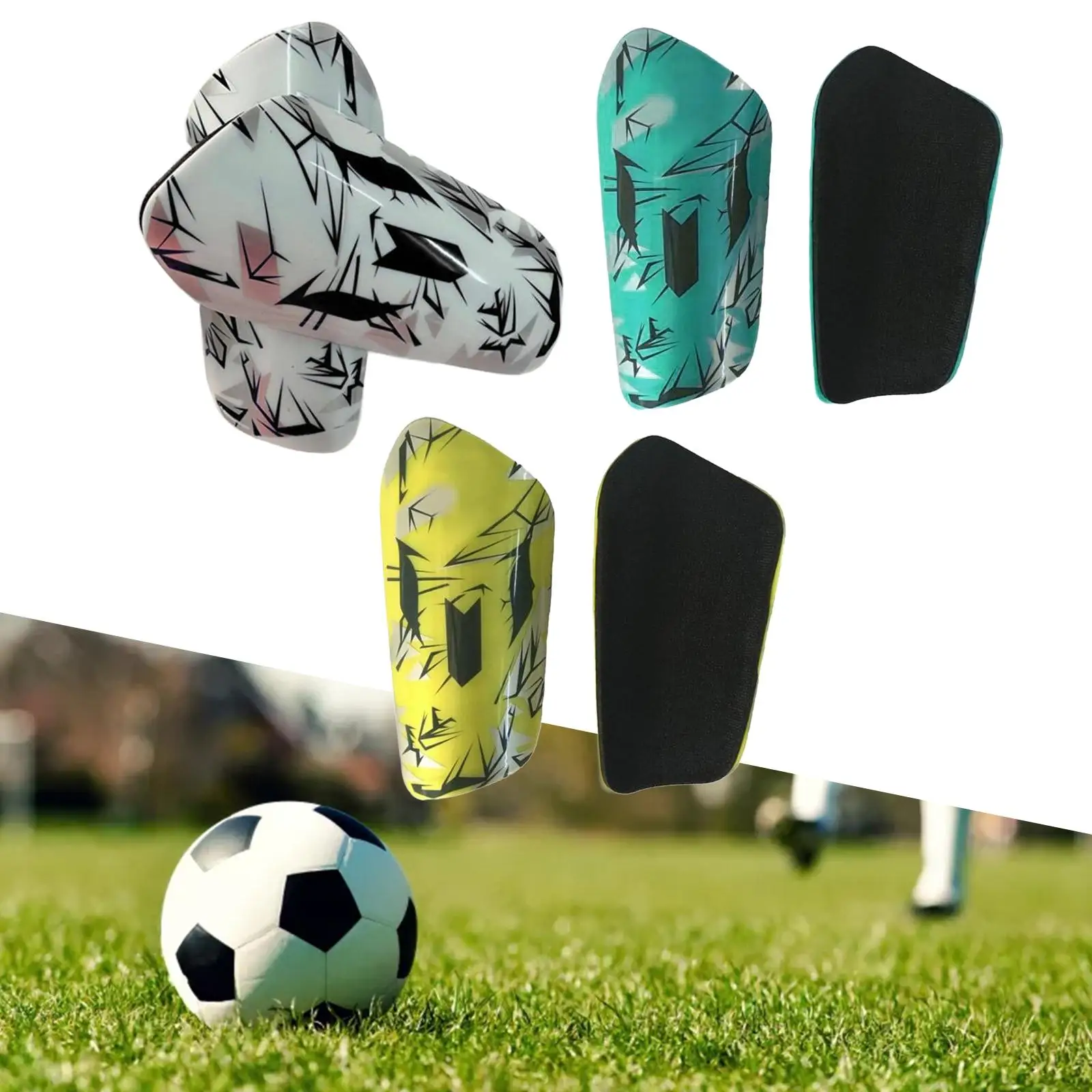 1 Pair Soccer Shin Guards Accessories Shin Protection for Kids Boys Girls