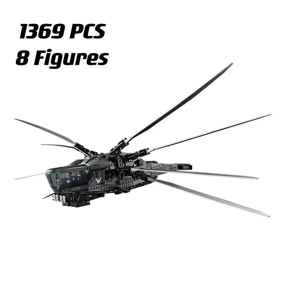 

MINISO Disney Star wars Dune Atreides Royal Ornithopter 10327 Space Dragonfly Plane Arrakis Planet Aircraft Building Blocks Toy