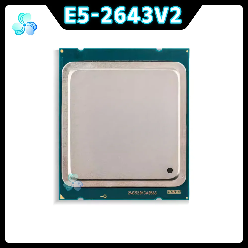 Xeon	E5-2643V2	CPU	SR19X	6-Cores	12-Thread	3.50GHz	25MB	130W	LGA2011	22nm	E5	2643	V2	Server	CPU	Processor	E5	2643V2