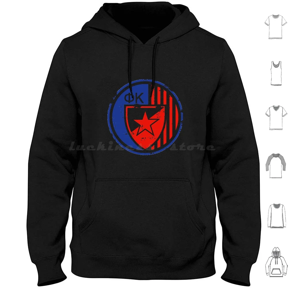 Red Star Belgrade Essential T-Shirt Hoodies Long Sleeve Red Star Belgrade Essential