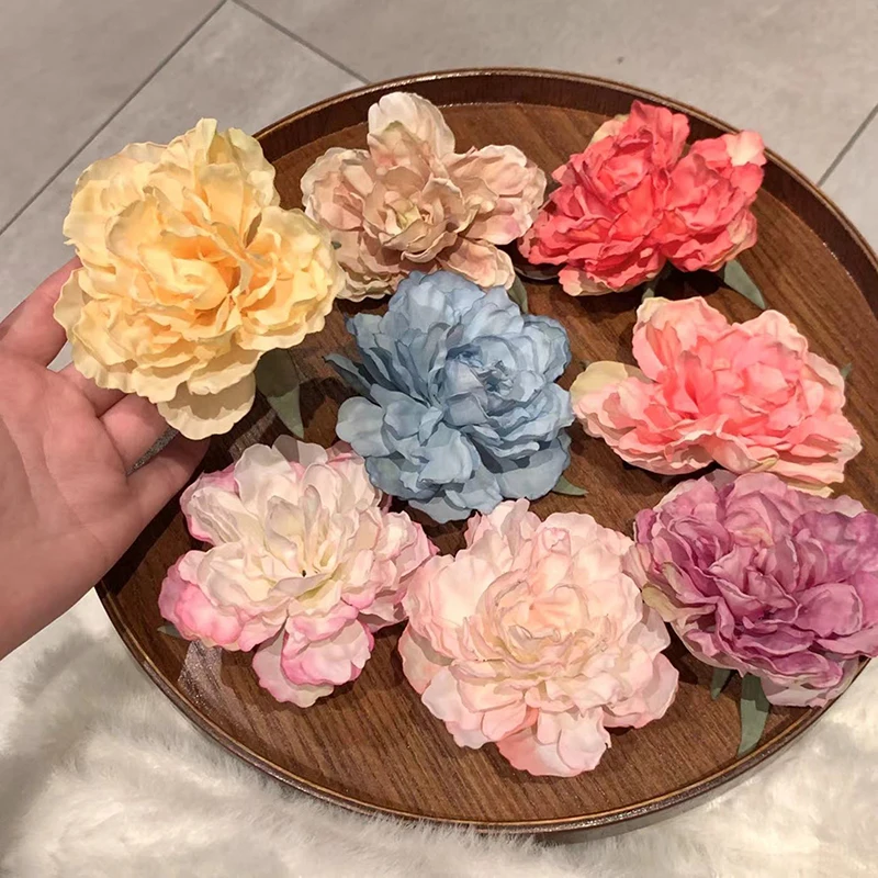 Colorful Flower Hair Clip Large Hair Claws Imitation Peony Hairpin Side Clip For Women Summer Fashion All-match Hair Accessories