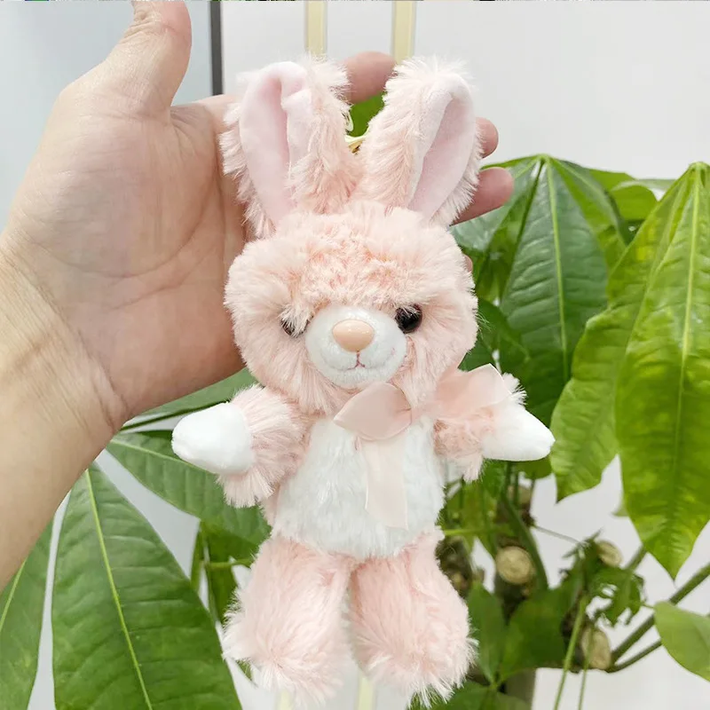 Porte-clés en peluche pour enfants, jouet, lait, beurre de lapin, pendentif de sac, cadeau d'anniversaire, poupée pour enfants, nouveau style