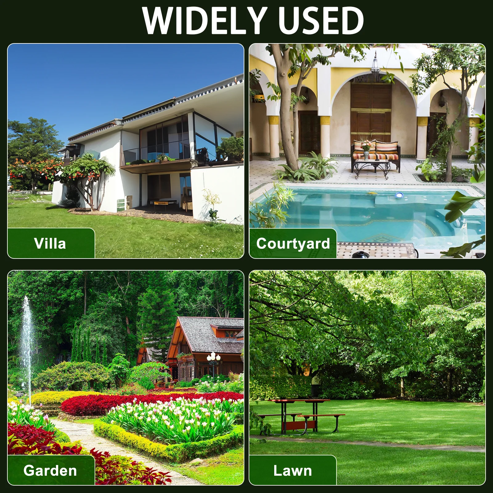 

Solar Water Fountain Long Lasting Product Simple Setup No Additional Power Source Outdoor Solar Powered Fountains