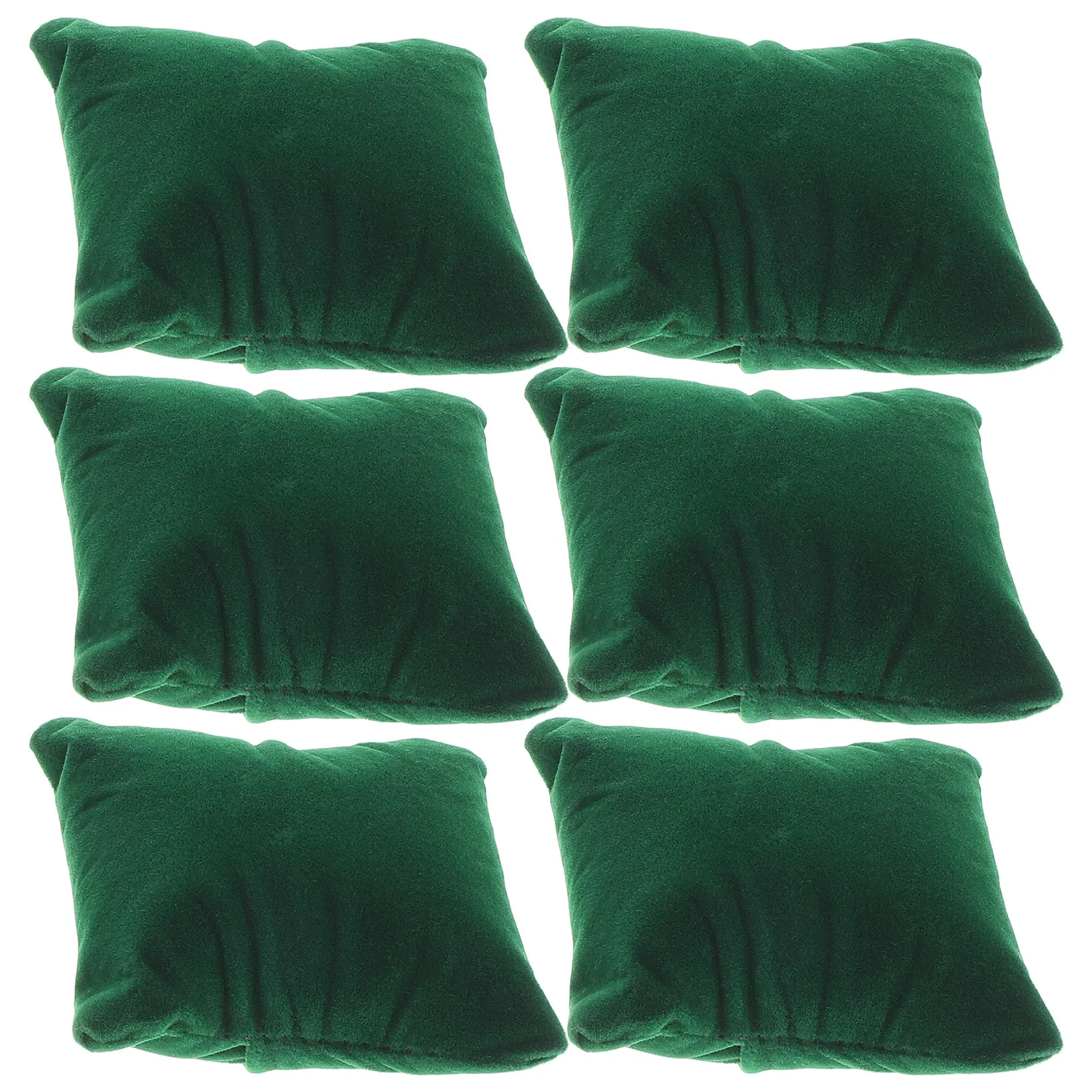 

10 PCS Pillows Bracelet Jewelry Displays Bangle Cushion for Olive Green Cushions