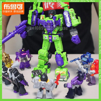Genuine Blokees Transformers Starry Edition Vol.3 Devastator OPTIMUS PRIME MEGATRON BUMBLEBEE Armored Robot Blind Box Kid Toys