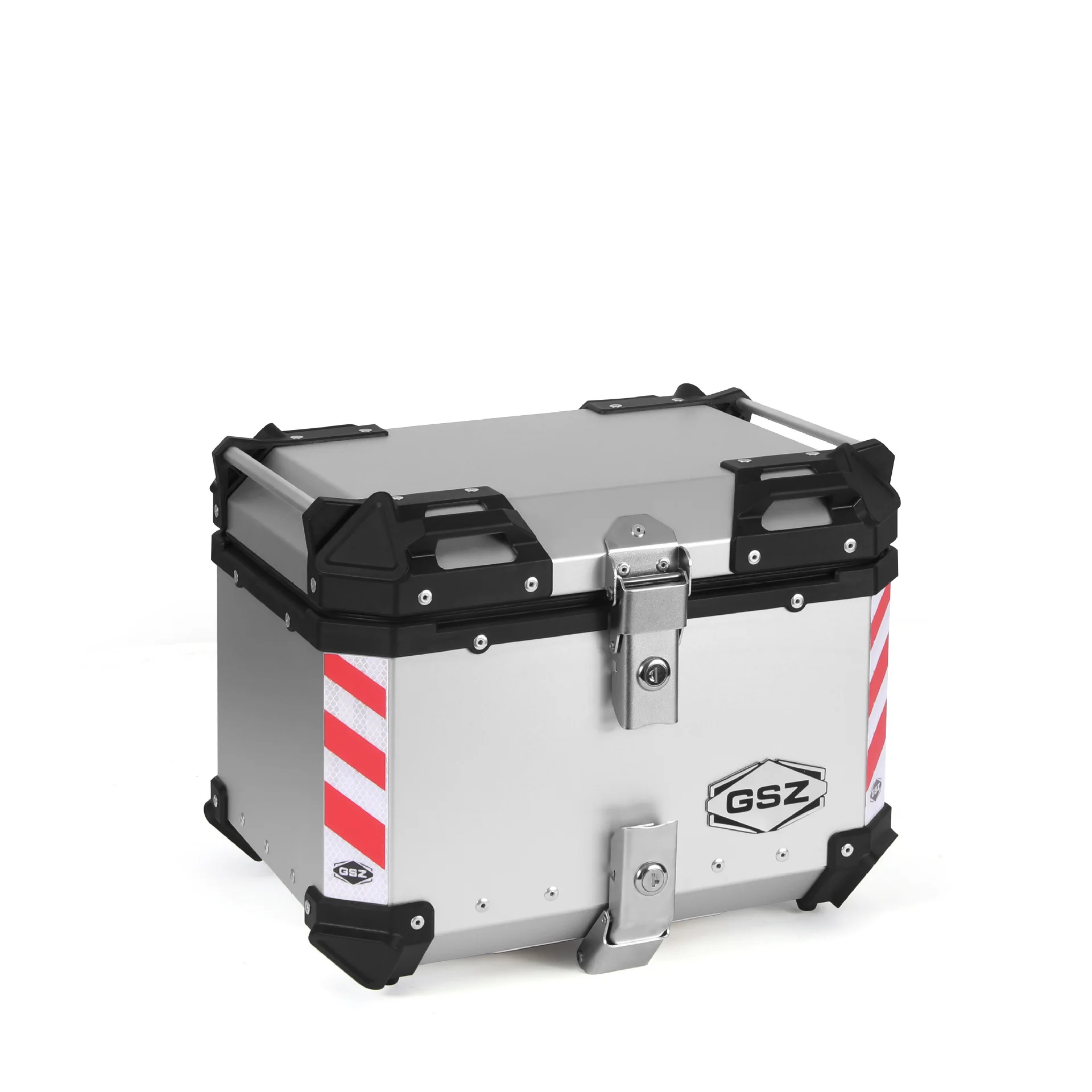 Motorcycle aluminum alloy trunk backup trunk electric vehicle scooter size capacity general purpose model with baseplate