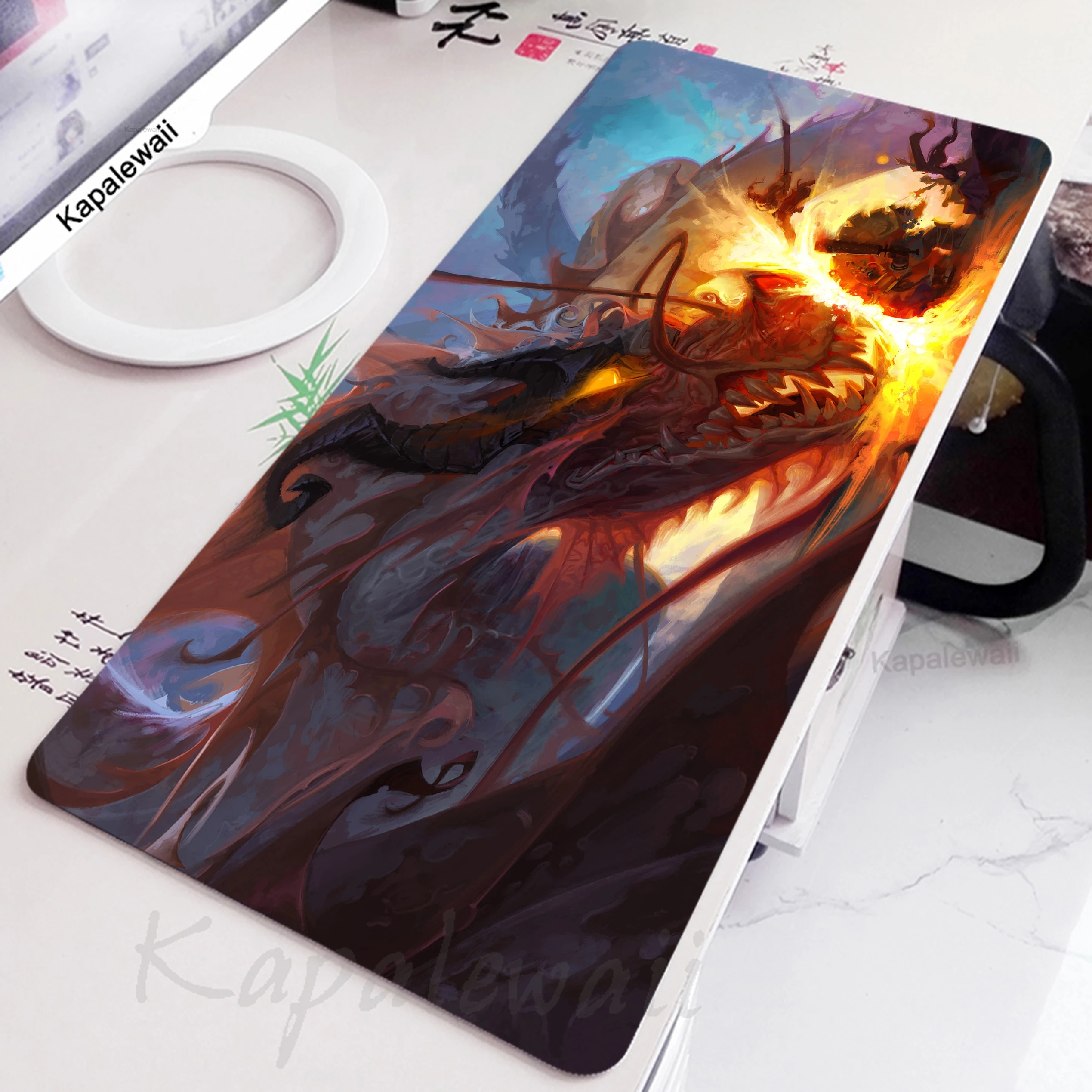 

Game Darkness Dragon Gaming Mause Pad Computer Mouse Mat Gamer XXL 1000x500mm Mousepad Gamer Keyboard Pads Office Desk Mat