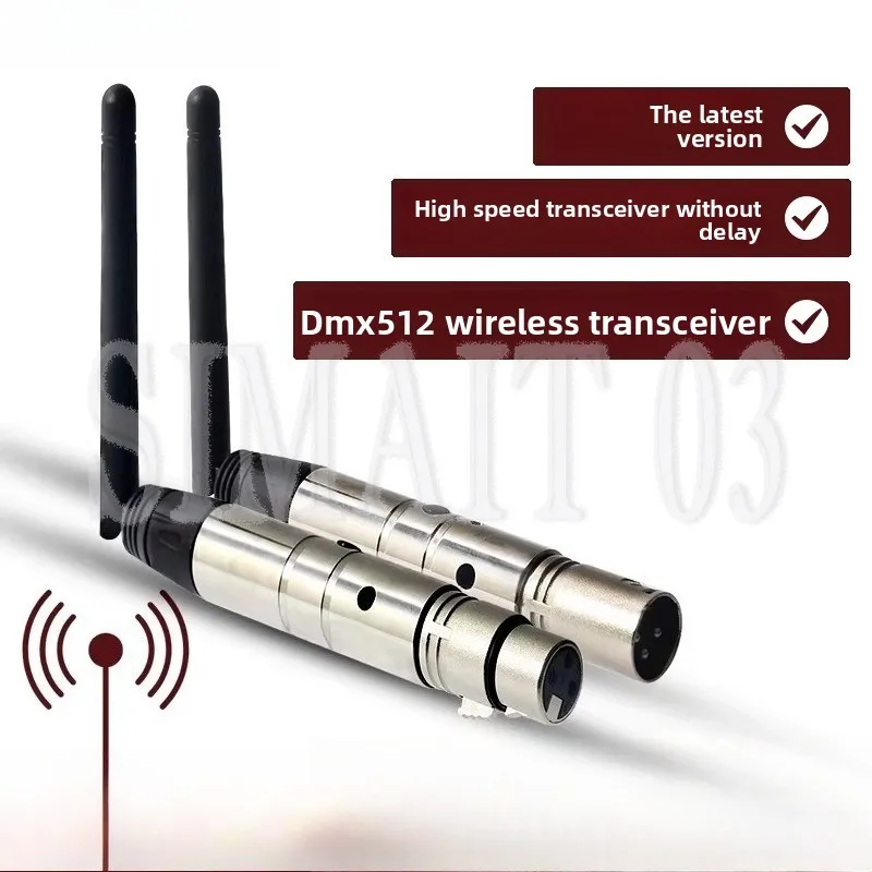 

Беспроводной контроллер DMX512 (комплект) | Передатчик и приёмник с 3-контактным/5-контактным разъёмом для сценического освещения