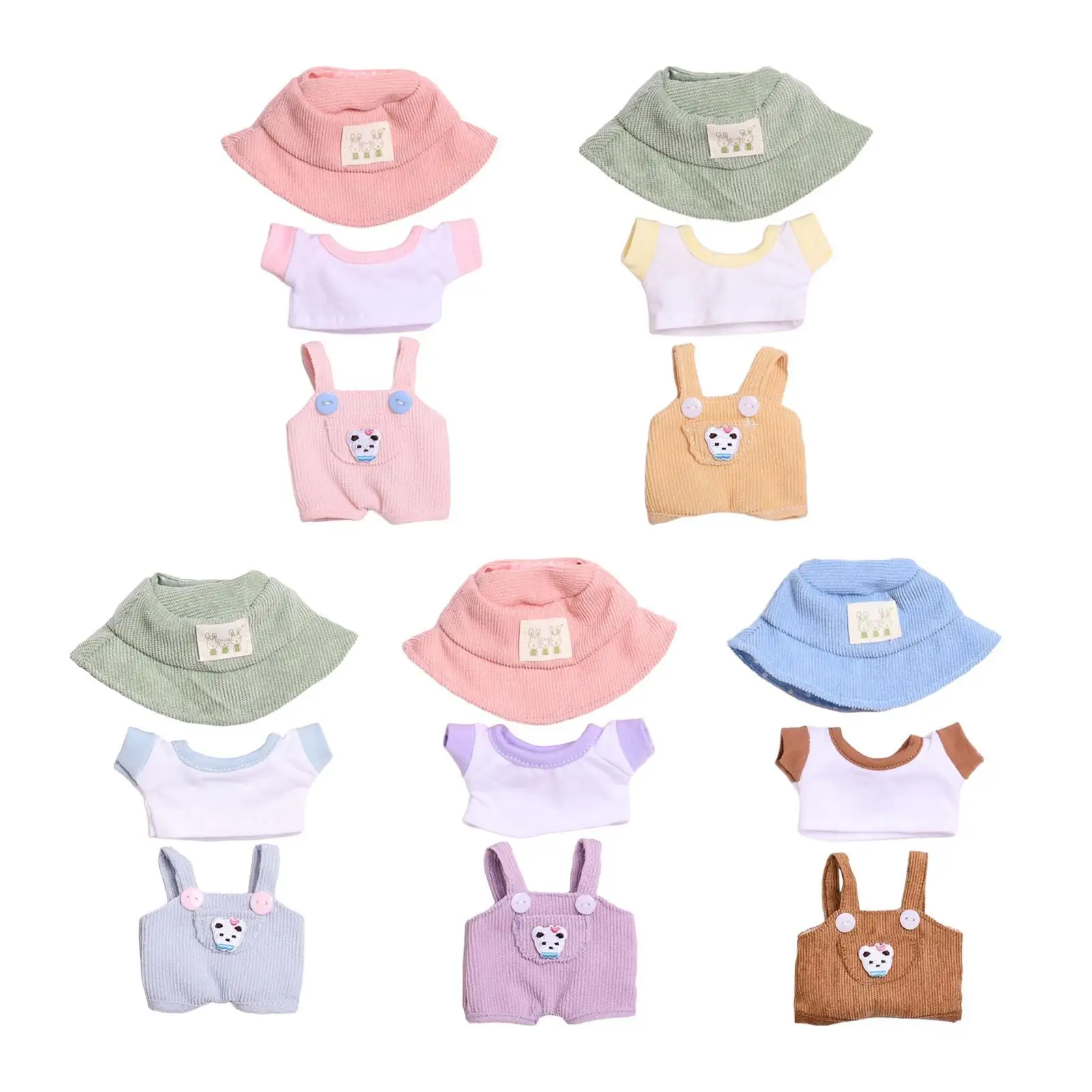 

Восхитительные наряды для плюшевых кукол 15 см-Модные Аксессуары в комплекте «сделай сам»