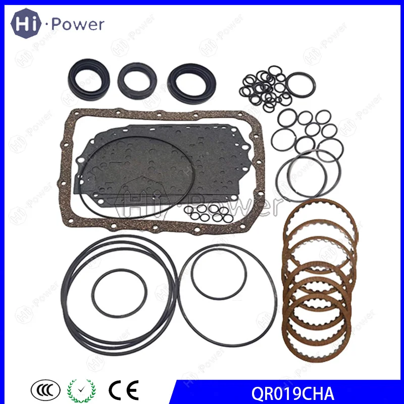 

Auto Transmission Clutch Seal Overhaul Kit QR019CHA 019CHA Gasket Friction Disc Plate For Chery CVT Gearbox Repair Kit