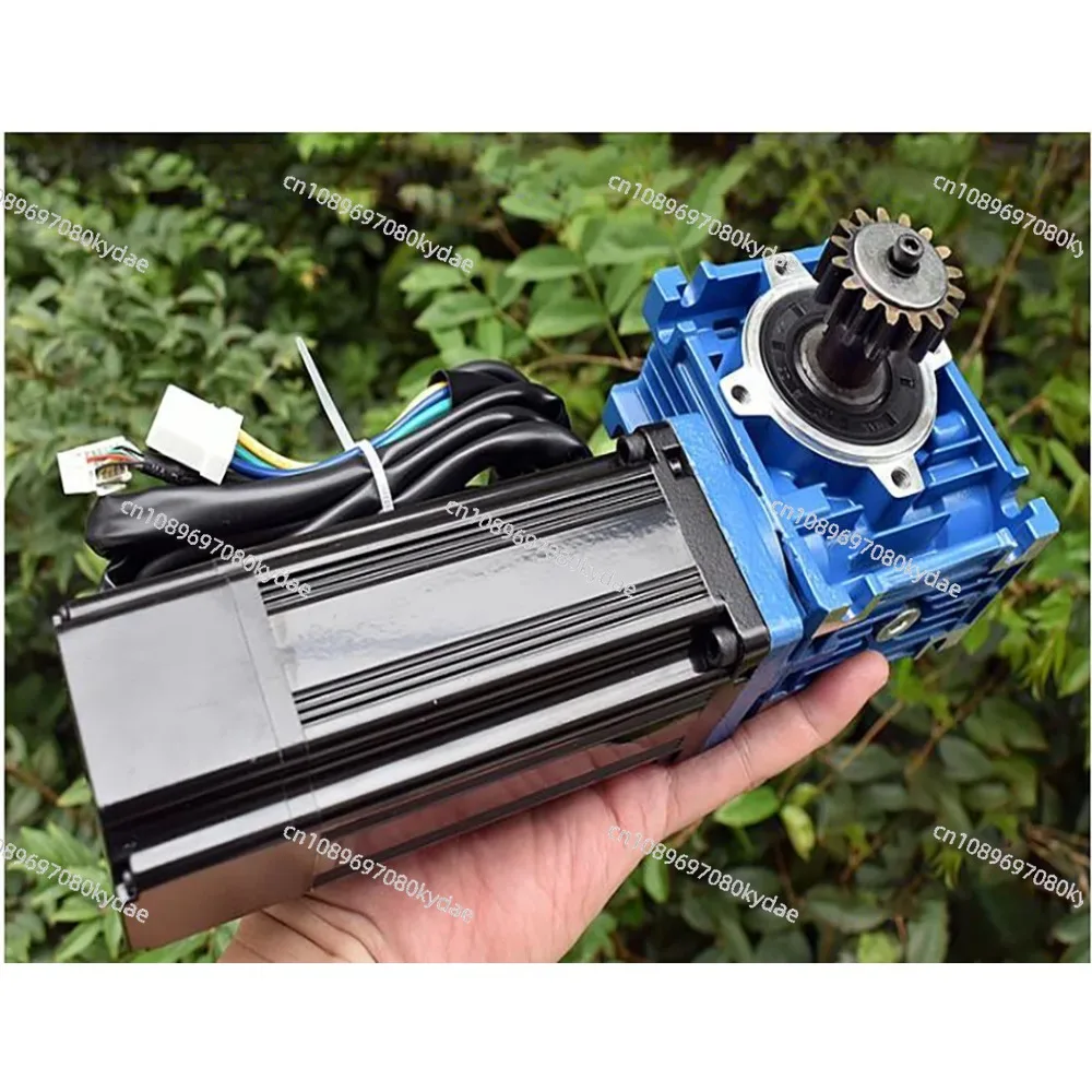 Three-Phase Brushless Servo Motor DC24V-36V 400W Precision Motor With Worm Gear Reducer