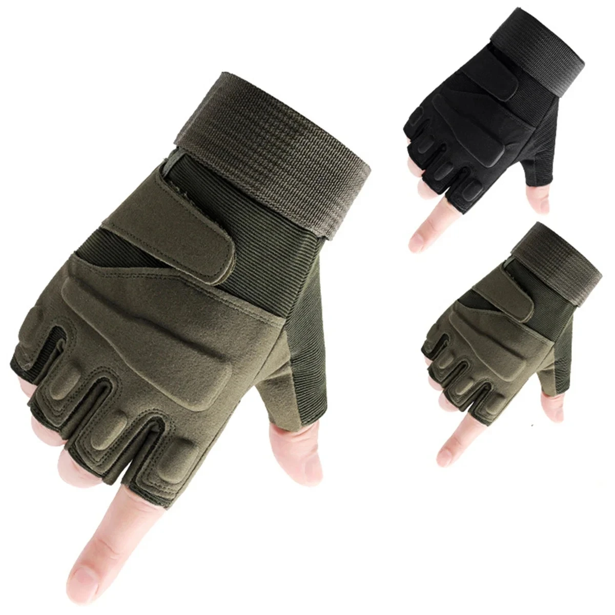 Z906 Hunting Riding   Tactical Gloves Cycling Glove Sport Climbing Paintball Shooting Ski Half finger motorcycle gloves