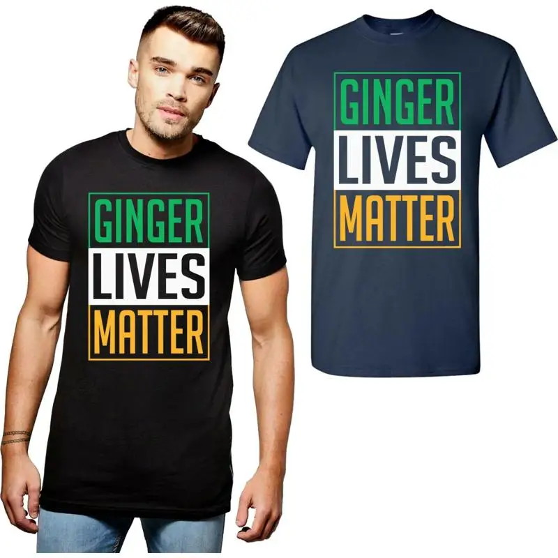 

Футболка Ginger Lives Matter с забавной грубой шуткой, топ ко Дню Святого Патрика