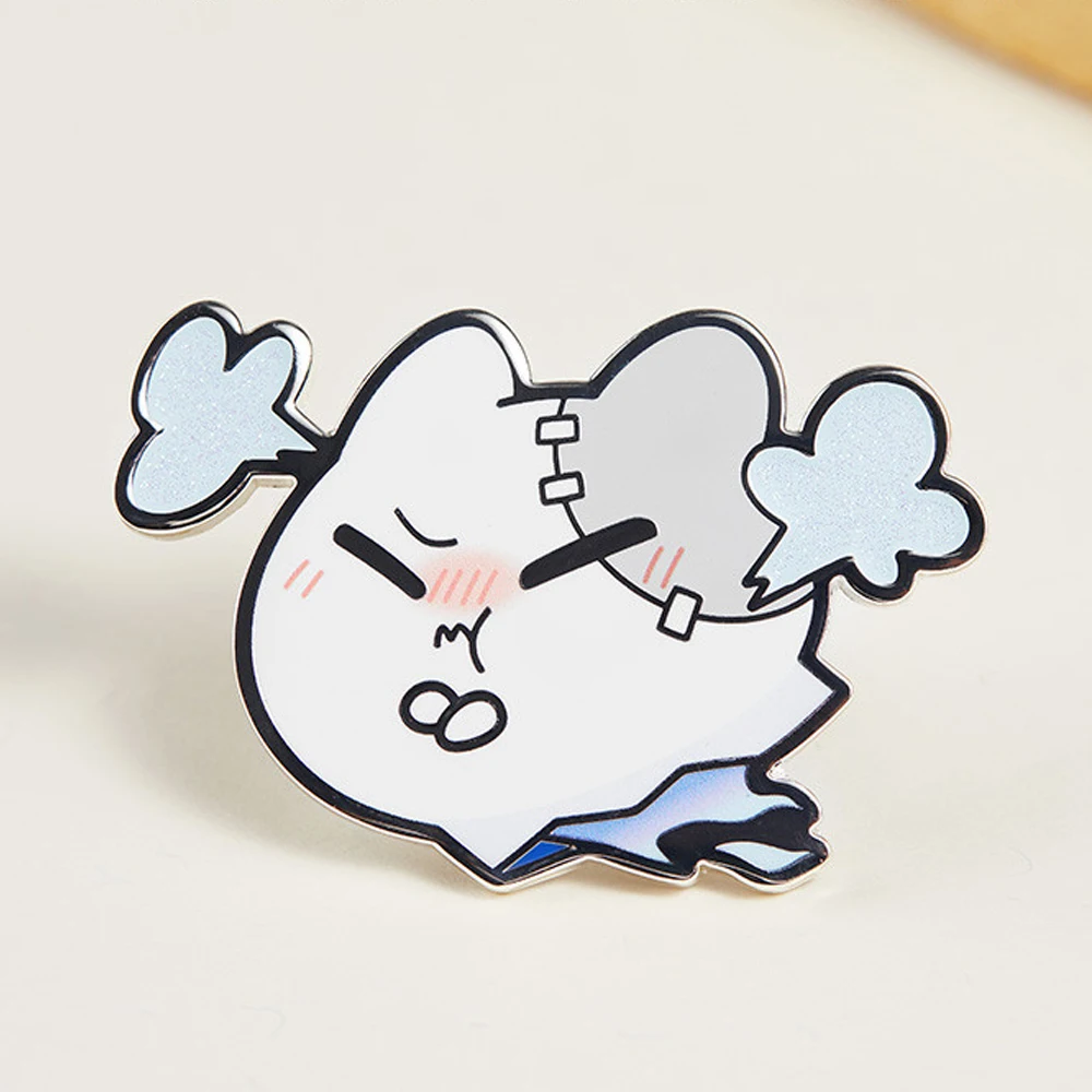 Gioco Honkai: Star Rail Wubbaboo Cospaly Distintivo in metallo Costume Spille Simpatico cartone animato Figura Spille Decorazione borsa Puntelli di Natale