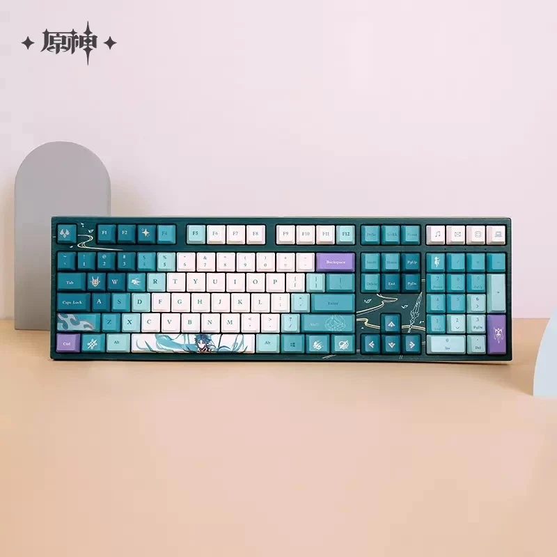 

miHoYo Official Genshin Impact XIAO Theme Mechanical Keyboard MECHANICAL KEYBOARD Gaming Peripherals Entertainment Birthday Gift