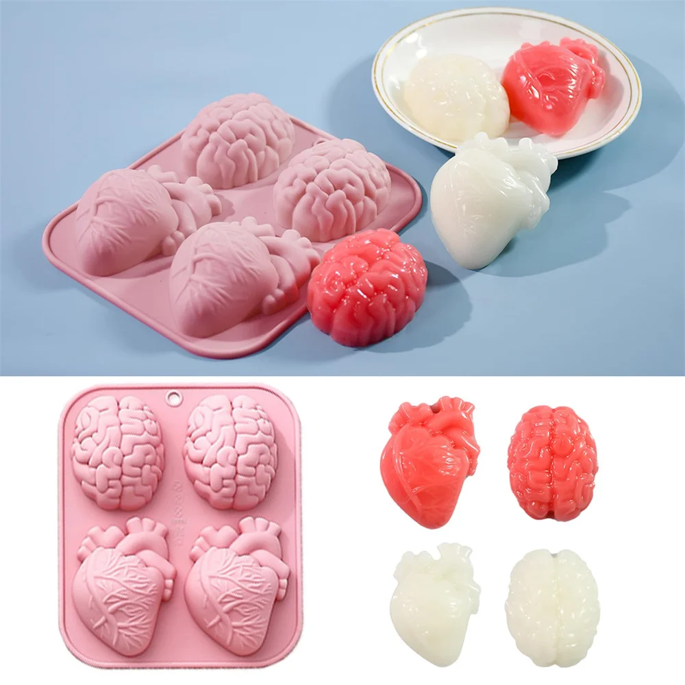 

Baking Tools 4 Cavity Mold Tray Soap Mold 3d Design Muffin Tray For Culinary Arts Educational Purposes Crafting