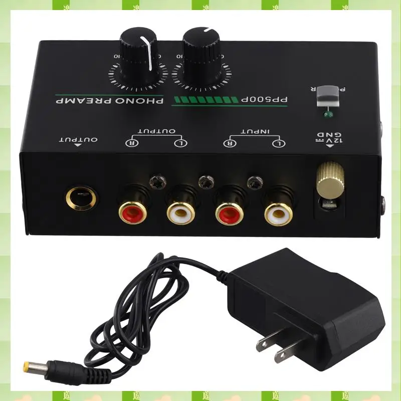 2025 Phono Turntable Preamp, Phonograph Preamplifier With R C A Input, RCA/TRS Output, For Turntable Record Play,Phono Turntable