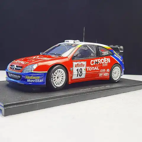 Autoart 1:18 WRC C4 #18 Simulation Limited Edition Alloy Metal Static Car Model Toy Gift