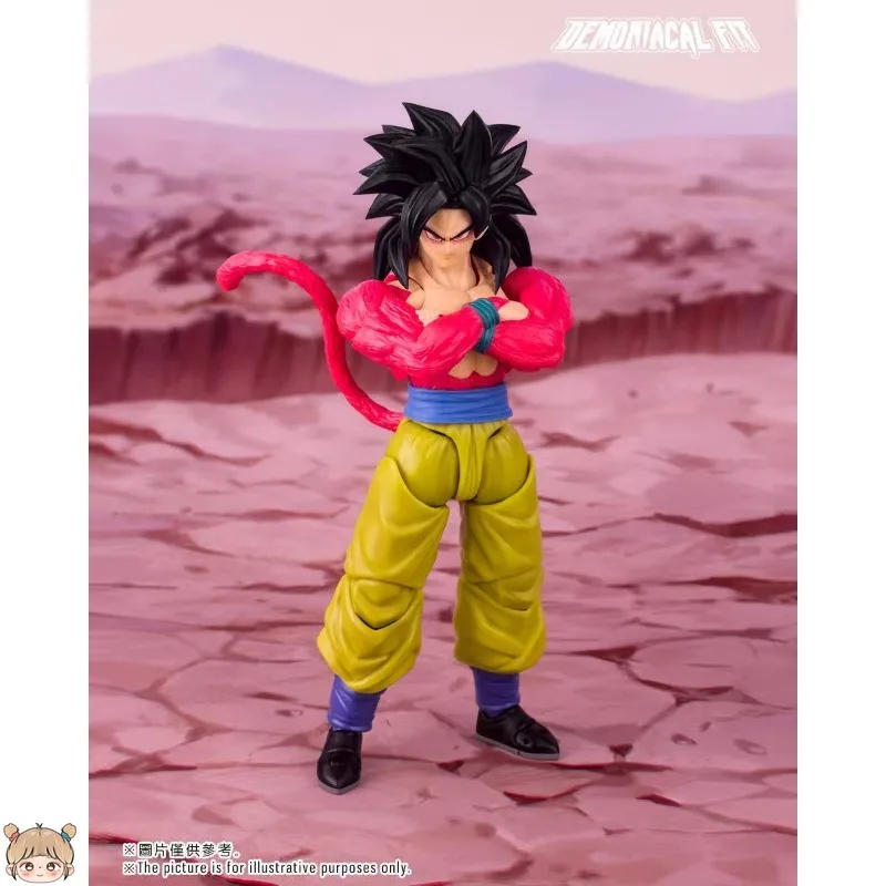 Demoniacal Fit Dragon Ball Super Saiyan SSj4 Goku UNTAMED POWER Animation Model Action Figure Toys Collection Gifts view 6
