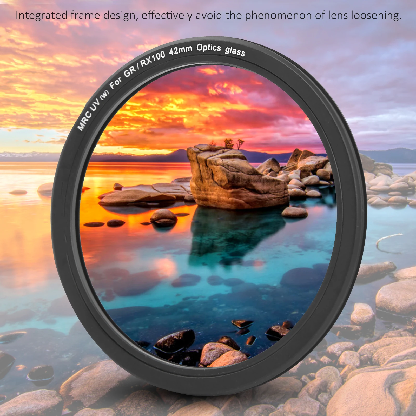 Camera Accessory Optical Glass Camera Lens Protective UV Filter for Ricoh GR II/III Photography Accessory Camera Lens Filter