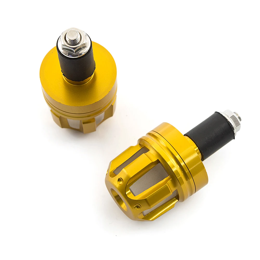 22mm Motorcycle Handlebar Bar Ends Grips Counterweight Plug Slider For Suzuki GSXR 600 750 1000 K1 K2 K3 K4 K5 K6 7/8" bar ends view 4